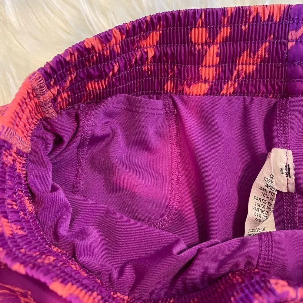 Champion Purple & Orange Running Shorts | SZ M
